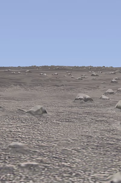 Barren Stony Ground With Vast Open Terrain And Scattered Rocks Under Sky 3d model Barren Stony Ground With Vast Open Terrain And Scattered Rocks Under Sky 3d model