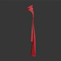 Red Velvet Cloak With Classic Collar Elegant Winter Fashion Wear