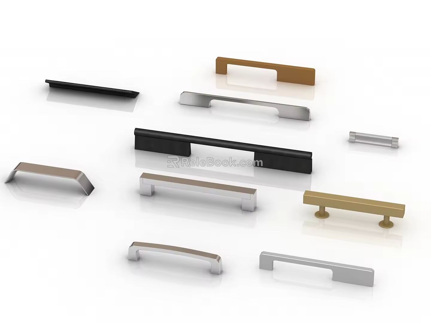 Modern hardware handle 3d model