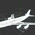 United States Air Force Military Aircraft As Strategic Weapon System With Blue White Livery