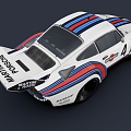 Porsche 935 sports car Super Racing Luxury Car Super sports car Low Face Number Low Model Simple Model Game Sub-era Film and Television Super Realism 3d model