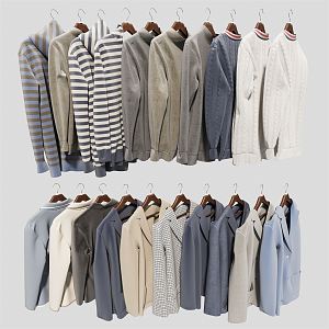 Modern clothes 3d model