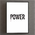 Penmore Power Wall Art Design With Bold Typography And Black Frame