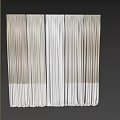 Elegant Curtains Interior Design With Beige Drapes And Sheer White Panels