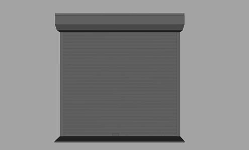 Rolling door garage door shop door 3d model