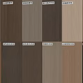 Various Wooden Wainscoting Panels with Light Walnut White Oak and Red Oak Wood Types