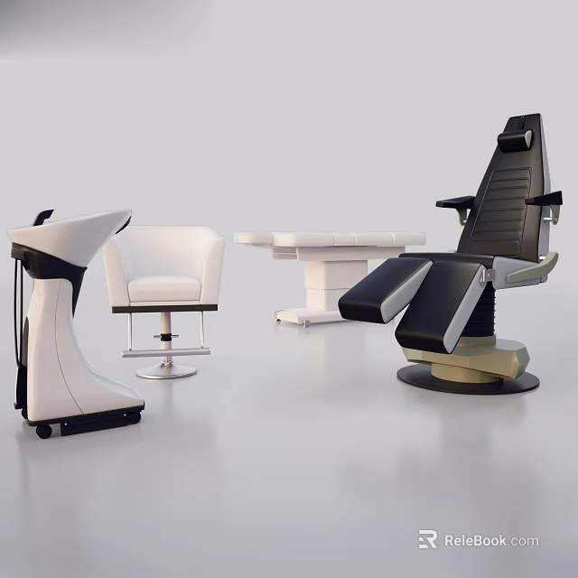 Sleek Modern Luxury Massage Chair with Ergonomic Design and Premium Comfort Features 3d model 