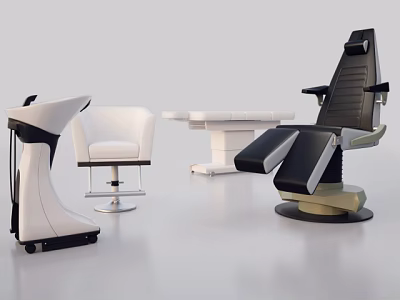 Sleek Modern Luxury Massage Chair with Ergonomic Design and Premium Comfort Features 3d model
