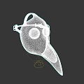 Medieval Plague Doctor Hat with Long Beak and Red Lens Goggles