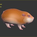 Dutch Pig Cartoon Characters Cartoon Animals Cartoon Small Animals Game Characters Virtual Characters Anime Characters 3d model