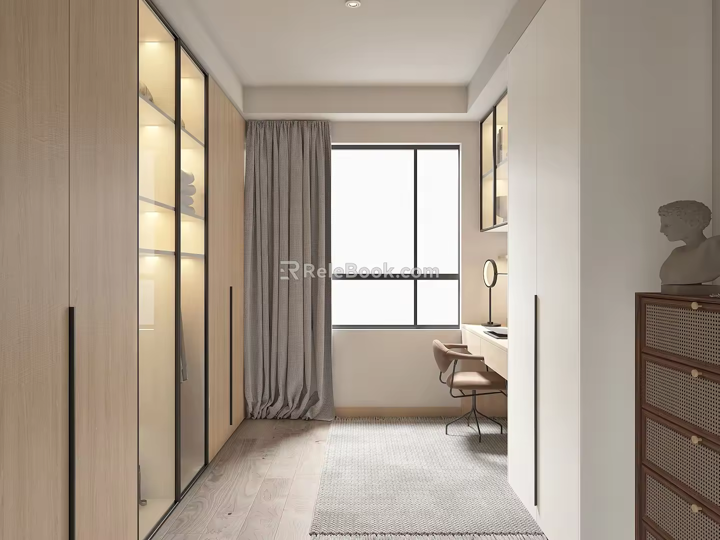 Modern Cloakroom 3d model