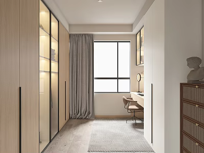 Modern Cloakroom 3d model