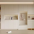 Modern White Shoe Cabinet With Hooks Bench And Decorative Vase Storage Design