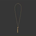 Elegant Animal Shaped Pendant Necklace In Gold With Fine Chain Details