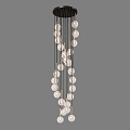 Modern Simple Light Luxury Spherical Chandelier 3d model