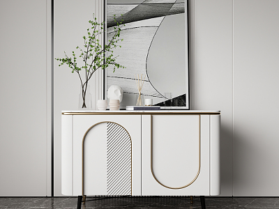 Modern Entrance Cabinet model