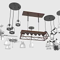 Contemporary Pendant Light Designs With Various Shapes And Metal Frames For Interior