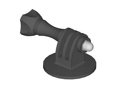 Projection Monitoring Indoor Outdoor Durable Metal Adjustable Rotatable Mount with Stable Base for Security Camera 3d model