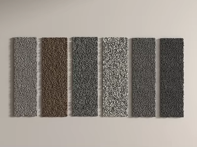 Modern pebble gravel 3d model