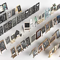 Various Wooden Frame Display Boards With Different Designs For Retail Advertising