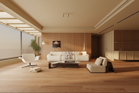 The Silent Living Room 3d model