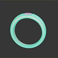 Elegant Rose Gold Ring With Simple Design And Crystal Accent For Daily Wear