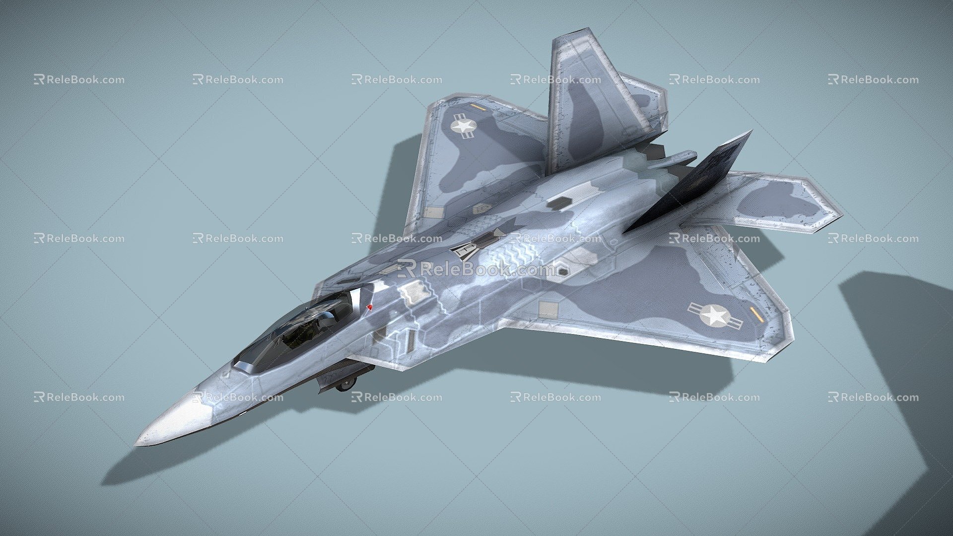 Aircraft Fighter 3d model