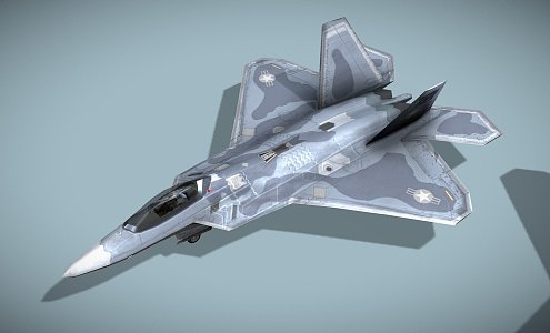 Aircraft Fighter 3d model