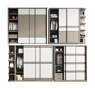 Modern wardrobe 3d model
