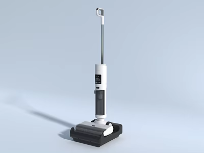 Upright Household Electric Floor Cleaner With Handle And Digital 3d model