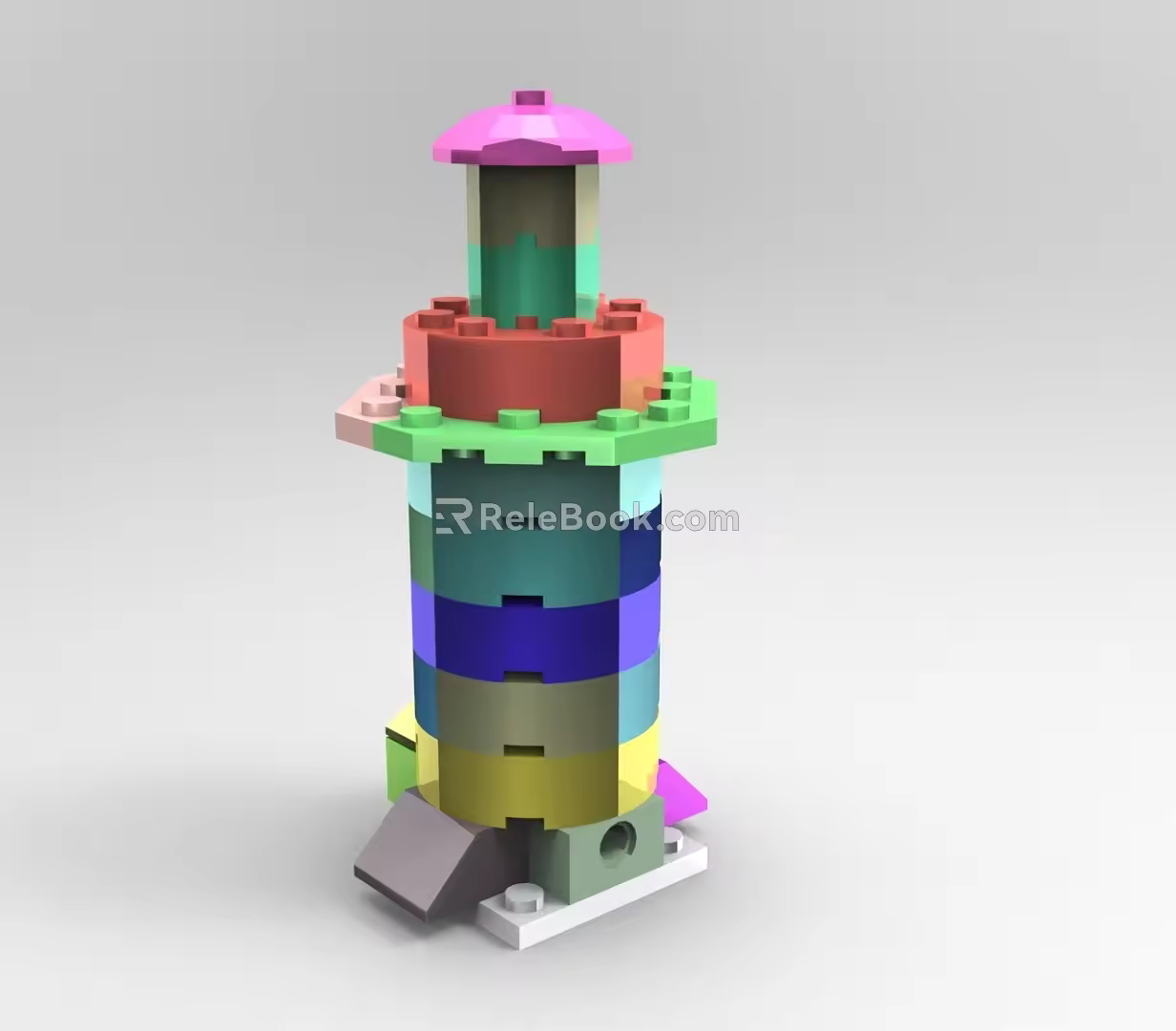 Creative Lego Assembled Modeling Jewelry Modeling Wisdom Assembled 1417 3d model