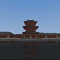 Ancient Tang Style Architecture 3d model