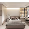 Modern Living Room Interior With Marble TV Backdrop Sofa Armchair Coffee Table