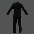 Fire Brigade Uniform Clothing Uniform Police Uniform Fire Fighting Uniform Team Clothing Fire Brigade Clothing Pants Tie 3d model