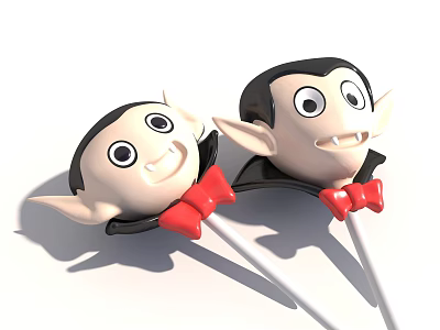 Modern Lollipop Vampire Lollipop 3d model Modern Lollipop Vampire Lollipop 3d model
