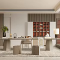 New Chinese Style Study 3d model