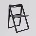 Modern Folding Chair Design In Red And Black Colors For Home Use