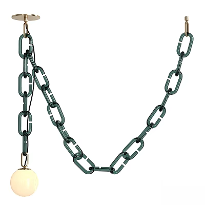 Cerine Swagged Pendant 3d model