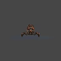 Game Movie Character Mechanical Beetle With Metallic Shell And Sharp Legs