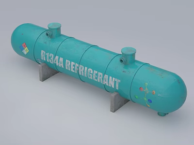 Refrigerant storage tank 3d model