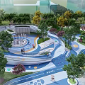 Children's play area SU model 3d model