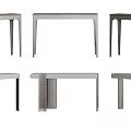 Modern Side Table Designs With Sleek Metal Frames And Minimalist Structures 3d model