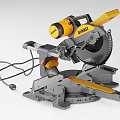 DEWALT Industrial Miter Saw With Electric Motor For Precision Cutting Workshop Equipment