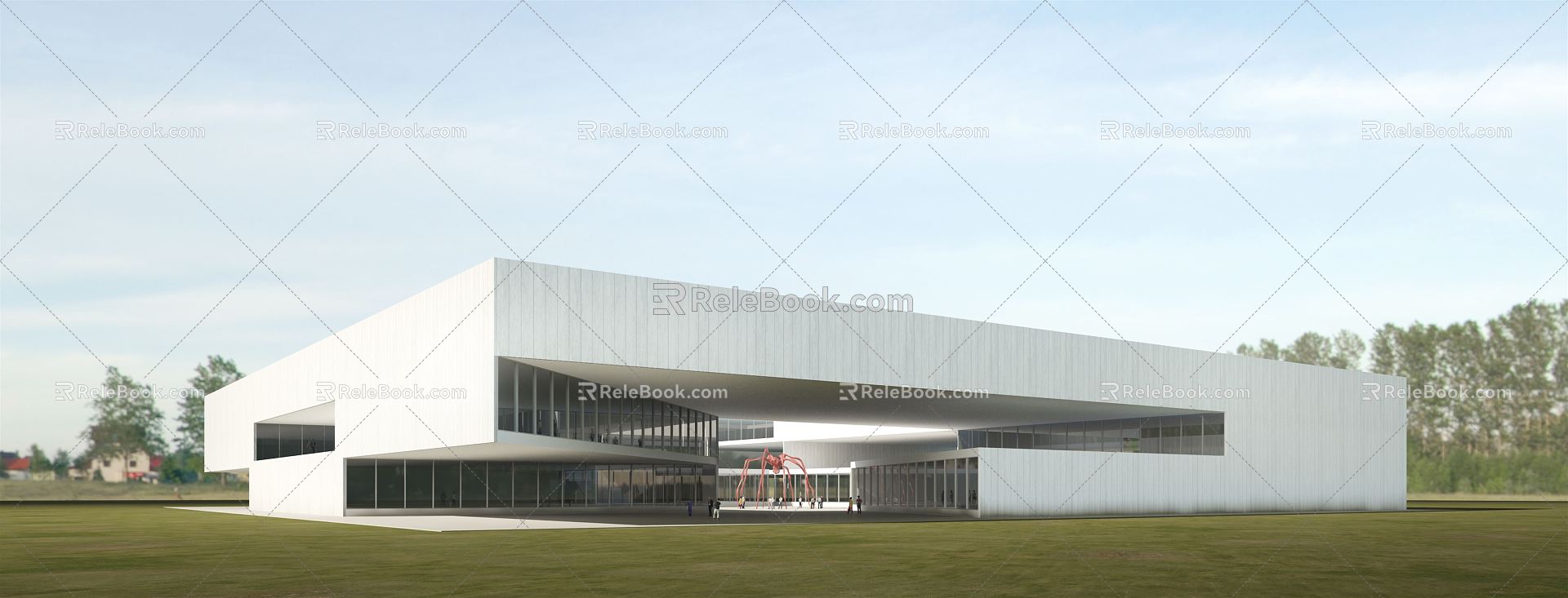 Museum of Modern Museum Architecture 3d model