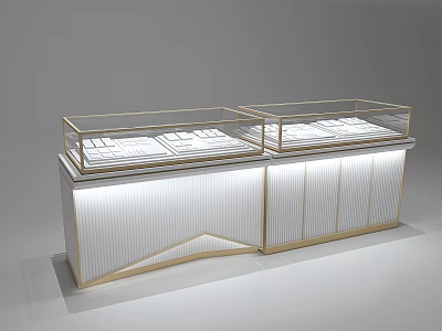 Jewelry Counter Jewelry Display Counter 3d model