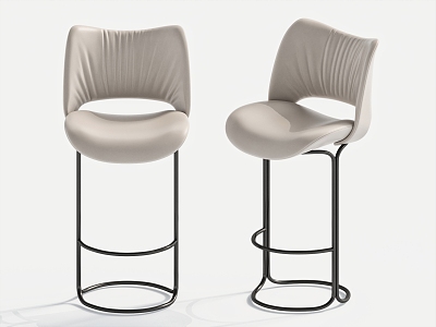 Modern Bar Chair High Stool Bar Stool 3d model