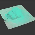 Split Wood Stone Material With Natural Texture And Surface Details On White Paper