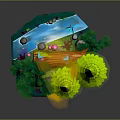 Game Environment Game Scene Fairy Tale Scene Fairy Tale Magic Scene Magic Item Fantasy Scene 3d model