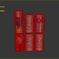 Assorted Beverage Cans Collection Featuring Coke Sprite And Gin Tonic With Lemon Slice