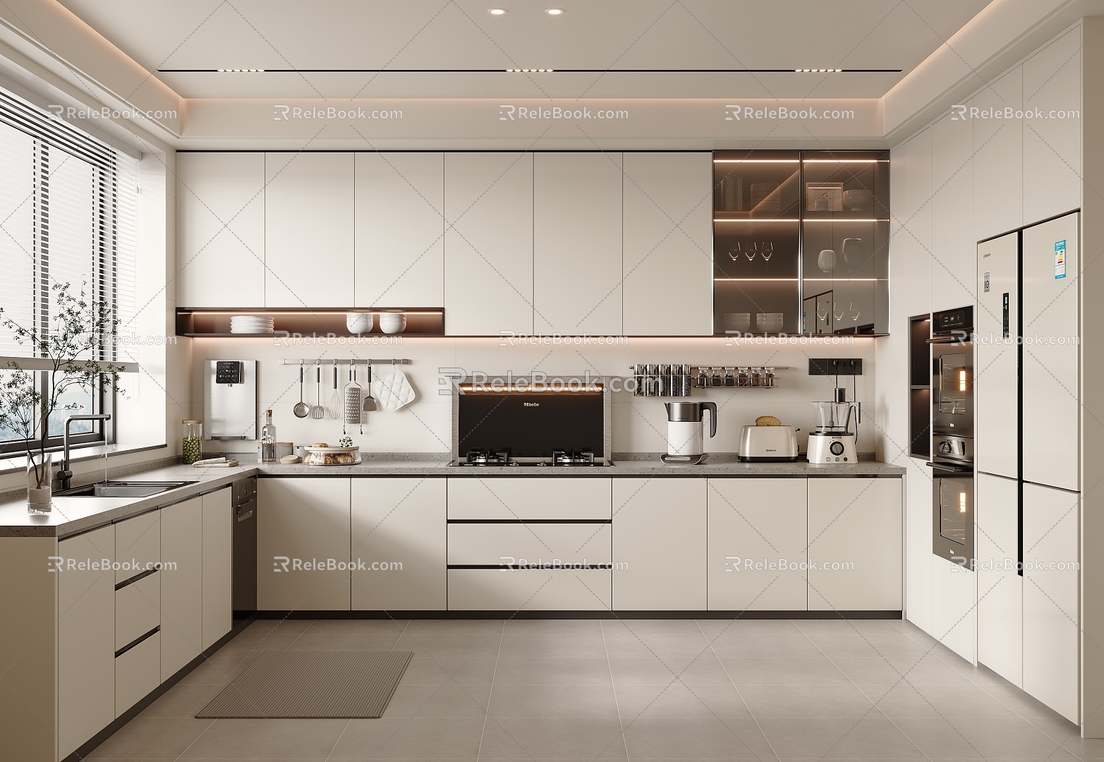 Modern Kitchen 3d model